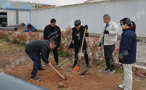 植樹活動(dòng) | 綠水青山就是金山銀山，東方爐襯組織員工義務(wù)植樹